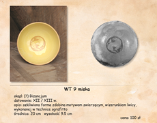 WT 9 miska Byzantine bowl